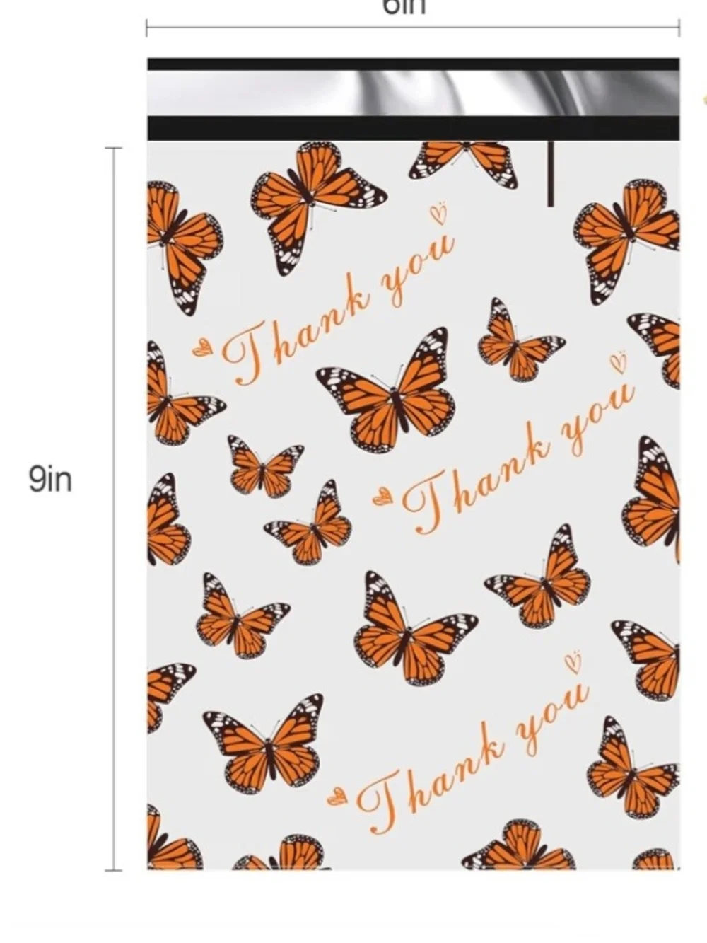 20ct 6x9 Butterfly Thank You Polymailers 🦋🦋🦋🦋🦋